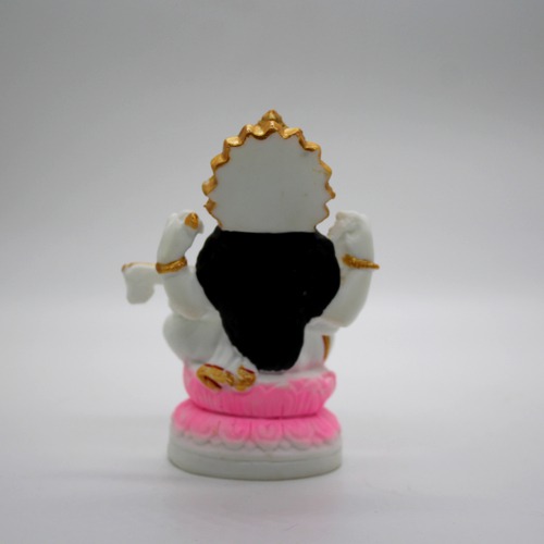 Sarswati Mata Murti/Goddess Saraswati Fiber Statues for Home| Office| Car| Puja Ghar (White, 4inch)